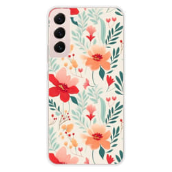 Coque Silicone Imprimée - 1001 Coques - Galaxy S22 Plus - Motif Flower Wall - Protection Optimale - Souple