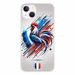 Coque en silicone - Compatible Apple iPhone 13 - design coq francais