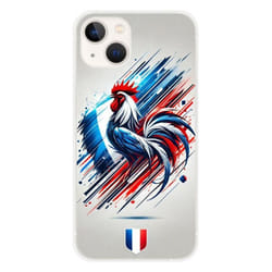 Coque en silicone - Compatible Apple iPhone 13 - design coq francais