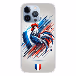 Coque en silicone - Compatible Apple iPhone 13 Pro - design coq francais