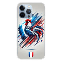 Coque en silicone - Compatible Apple iPhone 13 Pro - design coq francais