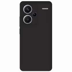 Coque en silicone noir - Compatible Xiaomi Redmi Note 13 Pro Plus 5G