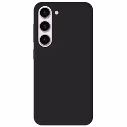 Coque en silicone noir - Compatible Samsung Galaxy S23 FE