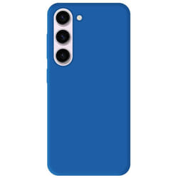 Coque en silicone bleu - Compatible Samsung Galaxy S23 FE