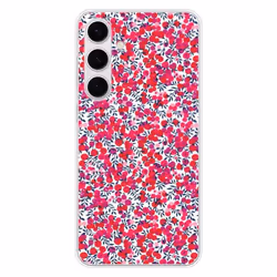 Coque en silicone imprimée compatible Samsung Galaxy S24 FE Liberty Wiltshire Rouge