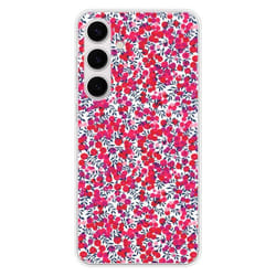 Coque en silicone imprimée compatible Samsung Galaxy S24 FE Liberty Wiltshire Rouge