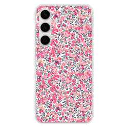 Coque en silicone imprimée compatible Samsung Galaxy S24 FE Liberty Wiltshire Rose