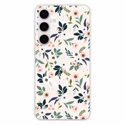 Coque Silicone Imprimée - 1001 Coques - Samsung Galaxy S24 FE - Motif Fleurs - Protection Optimale - Souple