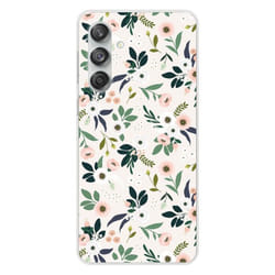 Coque Silicone Imprimée - 1001 Coques - Samsung Galaxy M55 5G - Motif Floral - Protection Optimale - Souple