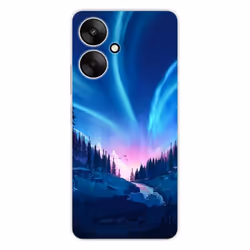 Coque en silicone - Compatible Xiaomi Redmi 13C 5G - design tombee de nuit