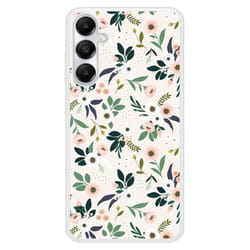 Coque Silicone Renforcée - Samsung - Galaxy A25 - Imprimée Fleurs - Résistance Chocs - Accès Fonctionnalités