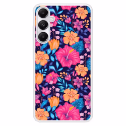 Coque Silicone Renforcée - 1001COQUES - Galaxy A25 - Fleurs Exotiques - Multicolore - Souple