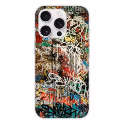 Coque en silicone - Compatible Apple iPhone 16 Pro - design graffiti 1