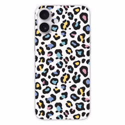 Coque en silicone - Compatible Apple iPhone 16 Plus - design leopard colore