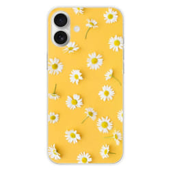Coque Silicone Imprimée - 1001 Coques - iPhone 16 Plus - Motif Marguerittes - Protection Optimale - Souple