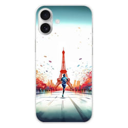 Coque en silicone - Compatible Apple iPhone 16 Plus - design jeux olympiques