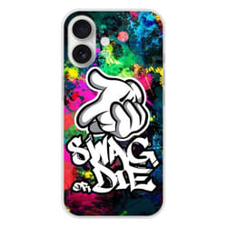 Coque en silicone - Compatible Apple iPhone 16 - design swag or die