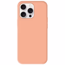 Coque en silicone rose pale - Compatible Apple iPhone 16 Pro Max