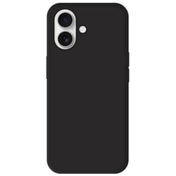 Coque en silicone noir - Compatible Apple iPhone 16 Plus
