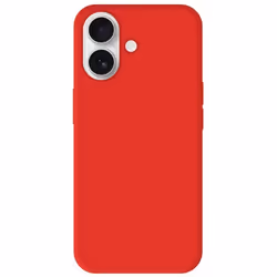 Coque en silicone rouge - Compatible Apple iPhone 16