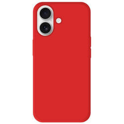 Coque en silicone rouge - Compatible Apple iPhone 16