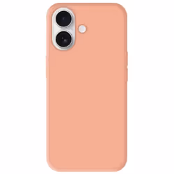 Coque en silicone rose pale - Compatible Apple iPhone 16