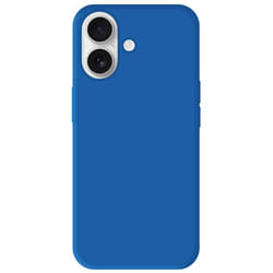Coque en silicone bleu - Compatible Apple iPhone 16