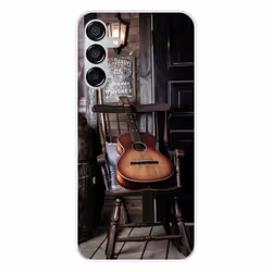 Coque Silicone Imprimée - 1001 Coques - Samsung Galaxy M15 5G - Motif Guitare - Protection Optimale - Souple