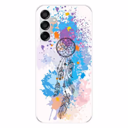 Coque en silicone imprimée compatible Samsung Galaxy M15 5G Dreamcatcher Color