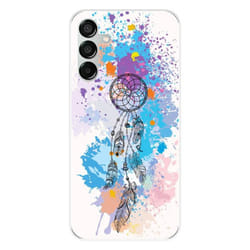 Coque en silicone imprimée compatible Samsung Galaxy M15 5G Dreamcatcher Color