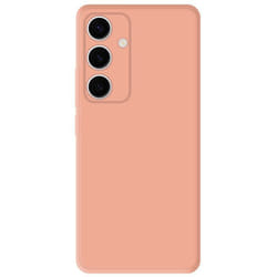 Coque en silicone rose pale - Compatible Samsung Galaxy S24 FE