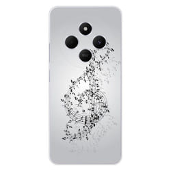 Coque en silicone - Compatible Xiaomi Redmi 14C 4G - design valse des notes