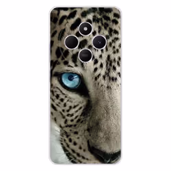 Coque en silicone - Compatible Xiaomi Redmi 14C 4G - design oeil de leopard