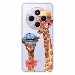 Coque en silicone - Compatible Xiaomi Redmi 14C 4G - design funny girafe