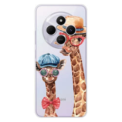 Coque en silicone - Compatible Xiaomi Redmi 14C 4G - design funny girafe