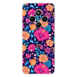 Coque Silicone Imprimée - 1001 Coques - Xiaomi Redmi 14C 4G - Fleurs Exotiques - Protection Optimale - Souple