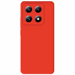 Coque en silicone - Xiaomi - 14T 4G - Rouge - Souple - Finition mate