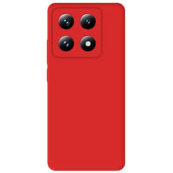 Coque en silicone - Xiaomi - 14T 4G - Rouge - Souple - Finition mate
