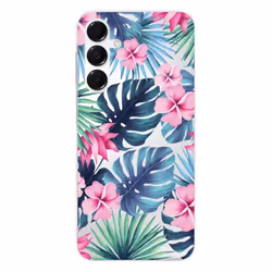 Coque en silicone - Compatible Samsung Galaxy A16 - design tropical aquarelle