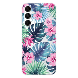 Coque en silicone - Compatible Samsung Galaxy A16 - design tropical aquarelle