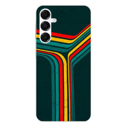 Coque en silicone - Compatible Samsung Galaxy A16 - design retro lines