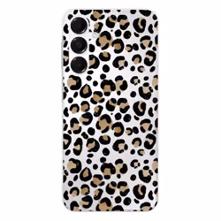 Coque en silicone - Compatible Samsung Galaxy A16 - design leopard