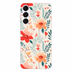 Coque en silicone - Compatible Samsung Galaxy A16 - design flower wall