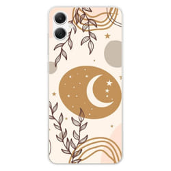 Coque Silicone Imprimée - 1001 Coques - Samsung Galaxy A05 - Transparent - Souple - Motif Lunaison