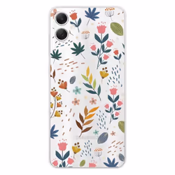 Coque Silicone Imprimée - 1001 Coques - Samsung Galaxy A05 - Fleurs Colorées - Protection Optimale - Souple