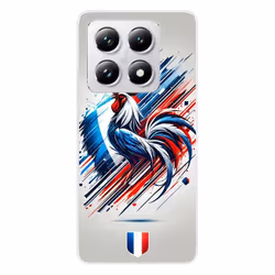 Coque en silicone - Compatible Xiaomi 14T Pro - design coq francais