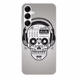Coque en silicone - Compatible Samsung Galaxy A36 5G - design skull music