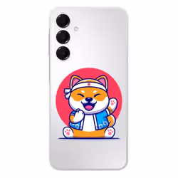 Coque en silicone - Compatible Samsung Galaxy A36 5G - design shiba ninja