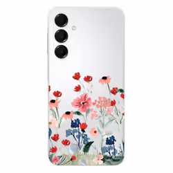 Coque en silicone - Compatible Samsung Galaxy A36 5G - design printemps en fleurs