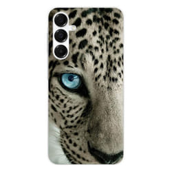Coque en silicone - Compatible Samsung Galaxy A36 5G - design oeil de leopard